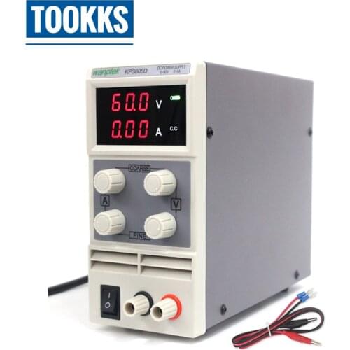 Mini Laboratory Power Supply KPS605D 60V 5A Single Channel Adjustable SMPS Digital Voltage Regulator For Phone Computer Repair