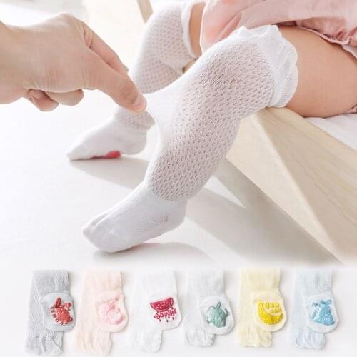 Summer Mesh Newborn Baby Socks Anti-slip Baby Boys Girls Socks Breathable Soft Infant Toddler Floor Socks