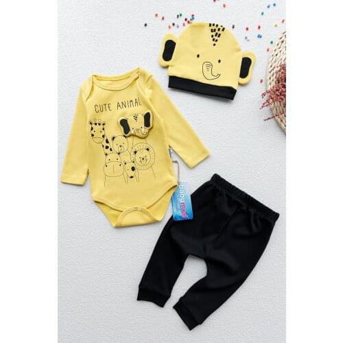 Cute Animals Triple Baby Suit