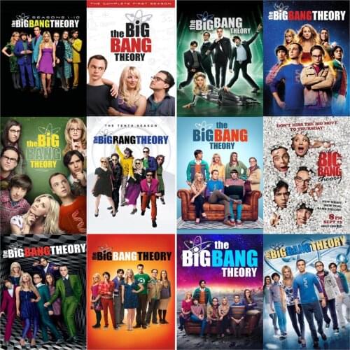 The Big Bang Theory Posters Wall Stickers Vivid Color Home Decoration High Definition