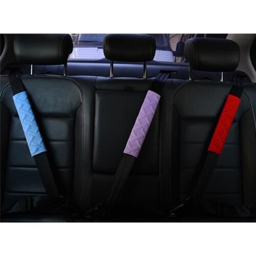 Seat Belt Shoulder Pad Auto Car Seatbelt Strap Cover Cushion Pads
