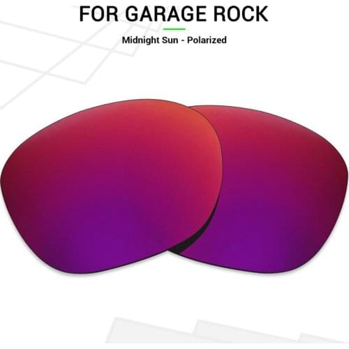 Mryok Anti-Scratch POLARIZED Replacement Lenses for Oakley Garage Rock Sunglasses Midnight Sun
