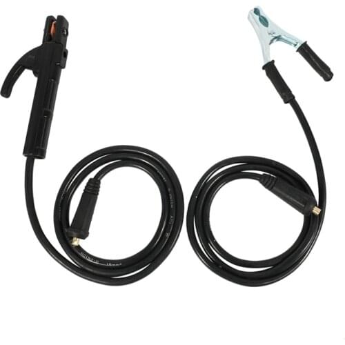 Professional 300A Ground Welding Earth Clamp Clip Set for Mig Tig ARC Welding Machine 1.5M Cable 10-25 Plug Durable