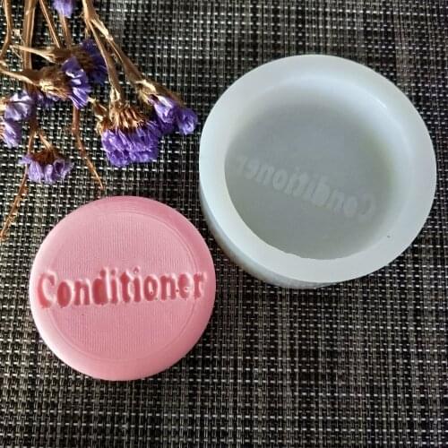 QT0183 PRZY Silicone Mold Soap Mould Conditioner Letter Handmade Soap Making Molds Candle Silicone Mold Resin Clay Mold