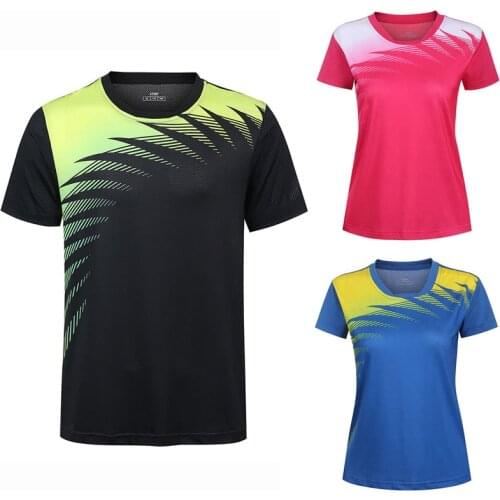 Badminton shirt Women/Men/Children,sports badminton shirt,Table Tennis shirt,Tennis wear shirt,ping-pong Jersey Black KS2018