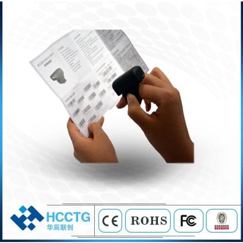 High Scan Pro Mini Laser 1D Ring Bluetooth Bar code Scanner For Data Collection HS-S02L
