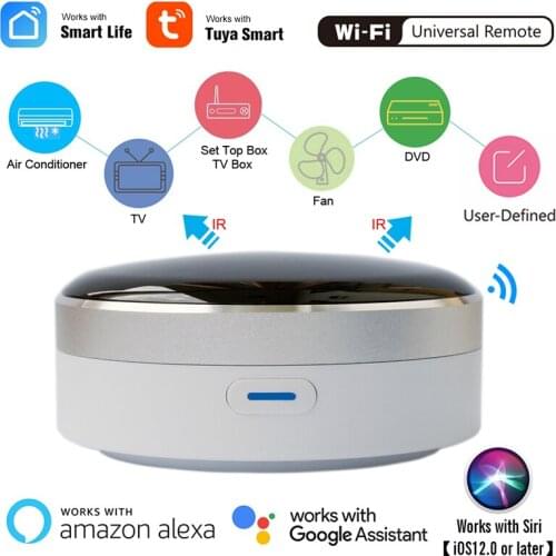 Smart Remote Control Universal IR WiFi Infrared Home Control Hub Remote Controller Smart Home Life APP IR Control Voice Control