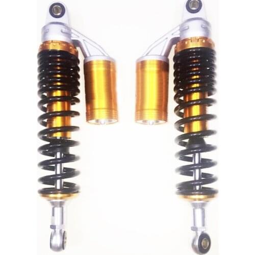 High quality 340mm 8mm spring Universal Motorcycles Shock Absorbers for Honda Yamaha Suzuki Kawasaki Dirt bikes ATV Quad Scooter