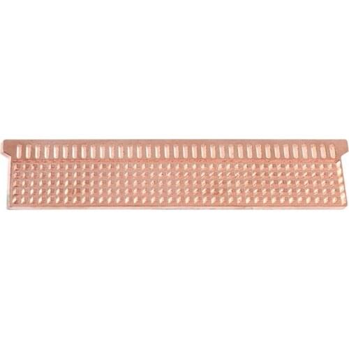 High quality PC RAM Cooler Copper Computer Desktop Memory Heat Sink for DDR2 131x27x1.5/2mm