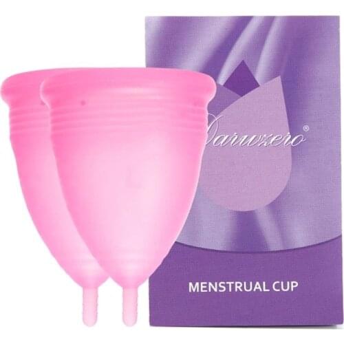 Feminine Hygiene Menstrual Cup Elastic Soft Women Lady Cup Medical Grade Silicone Menstrual Cups Than Menstrual Pads for Health