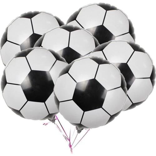 1pcs/lot 18inch Round Sport Ball Football Air Balloons Kids Birthday Party Gifts Baby Shower Boys Girl Gift surprised balloon