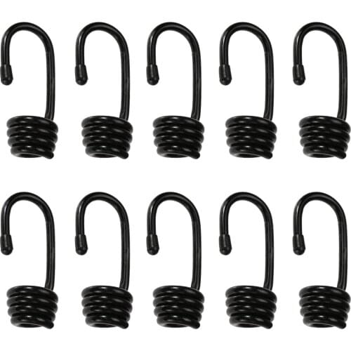 10pcs/ Set Strong Steel Wire Hooks For 10mm Shock Cord Bungee Elastic Rope