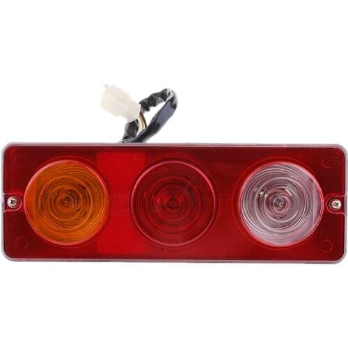 150cc 250cc Go Kart ATV Buggy LED Red Rear Tail Brake Stop Light Lamp