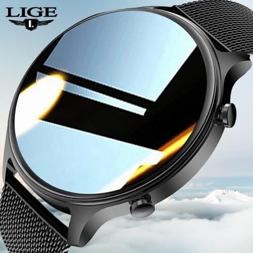 2021 New Smart Watch Men Full Touch Screen Sports Fitness Watch Ladies IP68 Waterproof Bluetooth For Android IOS Smartwatch Men