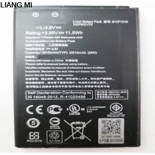 3010mAh B11P1510 / C11P1510 Replacement Li-ion Battery For ASUS ZenFone Go TV ZB551KL X013DB with phone holder