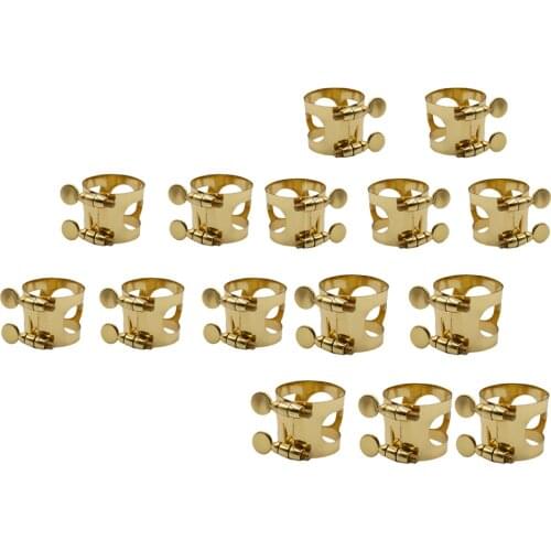 5 Pieces Saxophone Mouthpiece Clamp Ligature Clip for Sax Lover Players