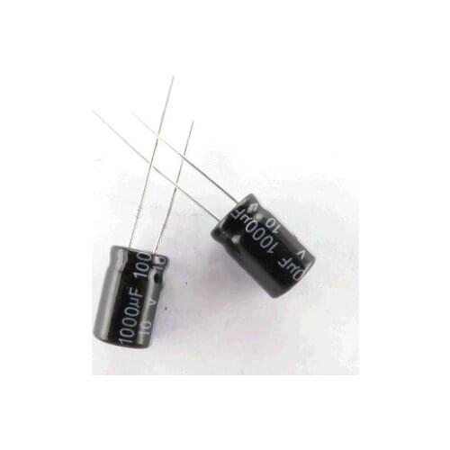 500pcs 1000UF 10V 8X12MM Aluminum Electrolytic Capacitor 10V1000UF