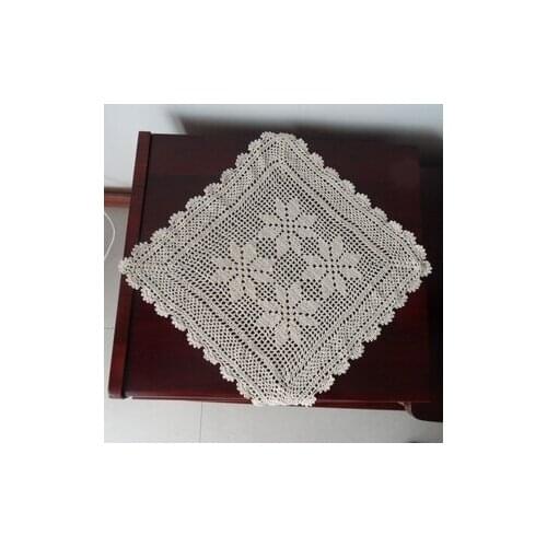 Free shipping french style white 40 cm square sofa cover cabinet cloth bed cabinet cover fashion cushion cover cloth mat towel