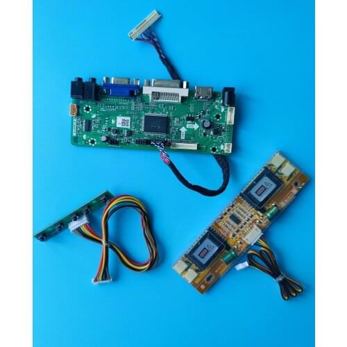 Kit for M220EW01 V4/V2/V1/V0 DVI VGA 30pin DIY M.NT68676 1680X1050 Driver 22" LVDS 4 lamps Monitor Screen Controller board