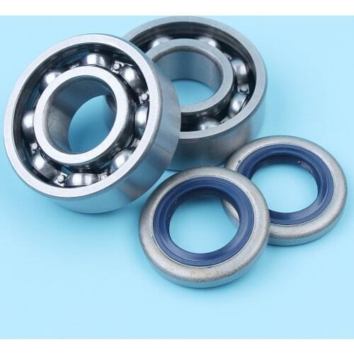 Crankshaft Ball Bearing Oil Seal Set Kit For Husqvarna 51 55 254 257 262 357 359 Chainsaw 505275719, 738220225