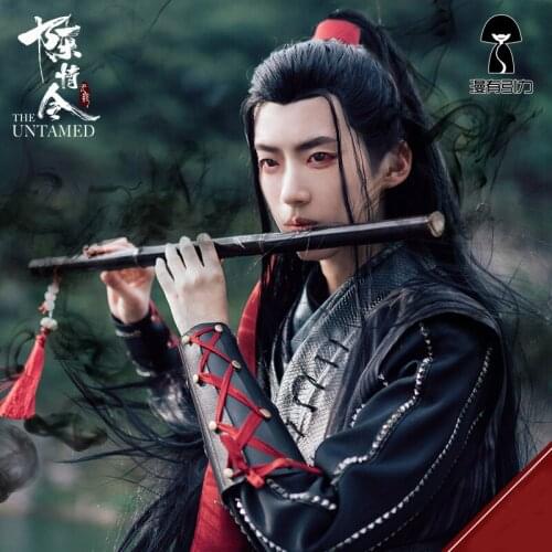 Mo Dao Zu Shi Cosplay Costumes Wei Wuxian Young Grandmaster of Demonic Cultivation Costume Men Anime Wei wuxian Black Clothing