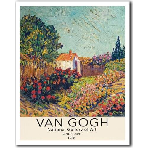 Van Gogh Landscape Print, Fine Art Print, Van Gogh Poster, Gallery Wall Print, Printable Van Gogh, Museum Art, Wall Art
