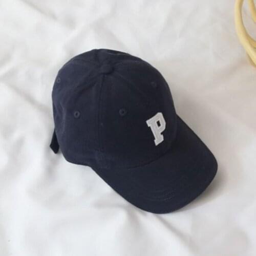 Summer Childrens Hat Korean Version Simple Fashion Versatile Letter Cap Baseball Casual Solid Hat