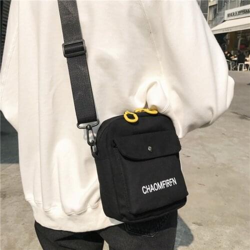 Fashion Canvas Women Bags Solid Color Casual Shoulder Bag 2021 New Handbag Outdoor Bag Zipper Messenger Bag Main Women