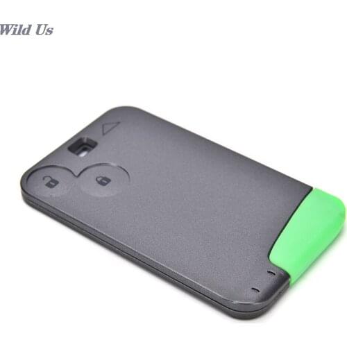 New Replacement 2 Button Key Card Shell / case + blank Blade FOR Renault Laguna