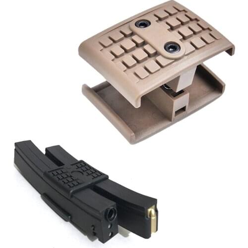 New Airsoft Tactical MP5/MP5K Double Magazine Clamp Holder Hunting Rifle MP5 Fast Mag Clip Pouch Shooting Gun Case Accessories
