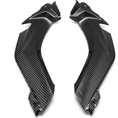 Carbon Fiber Pattern Front Dash Handle Bar Air Cover Fairing for Kawasaki 11-2015 ZX-10R
