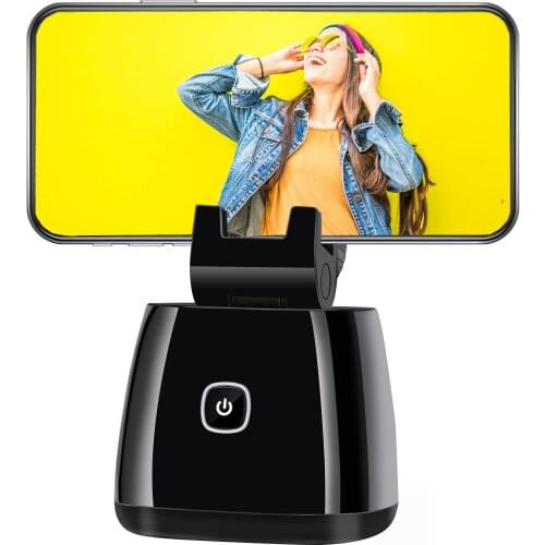 Rechargeable Smart Selfie Stick ,360 Rotation Face tracking Selfie Stick Tripod Object Tracking vlog Camera Phone Holder