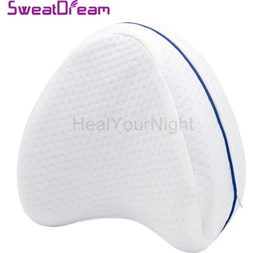 Memory Cotton Leg Pillow Sleeping Orthopedic Sciatica Back Hip Body Joint Pain Relief Thigh Leg Pad Cushion Home Memory Foam