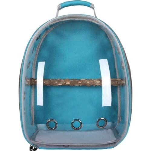 Birds Parrot Backpack Carrier Travel Bag with Perch Stand for Parakeets Cockatiels Conures Finches Lovebirds Birds Cage Outsid