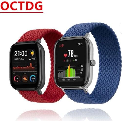 Silicone Bracelet For Amazfit Gts Bip Gtr 42mm Wrist Strap For Xiaomi Amazfit GTS 2 BipS For Garmin Vivoactive3 Smart Watch Band