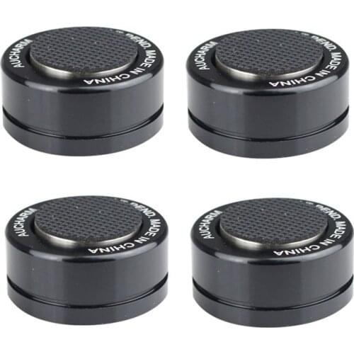 TZT 4pcs HIFI Audio Speaker Amplifier Ceramic Beads Steel Ball Scroll Anti-Shock Absorber Foot Feet Nail Pad Vibration Base