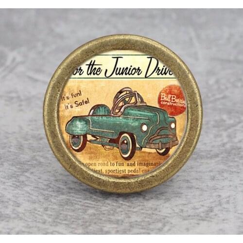 Vintage Car Cupboard Knobs / Handmade Drawer Knobs Dresser Pulls Handles / Kitchen Cabinet Knobs Furniture Hardware