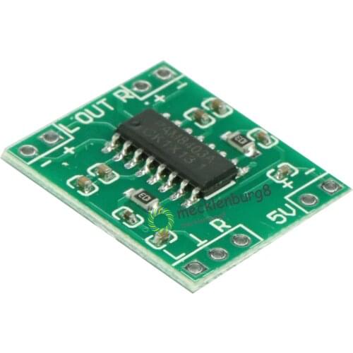 10Pcs/Lot 2.5-5V Miniture Mini Digital Amplifier Board 2x3W PAM8403 Class D Stereo Speaker AMP Module USB Power Supply 2.5 To 5V