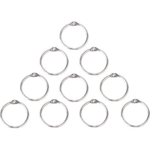 10 x Clamp Rings for Scrapbooks Albums - 15mm