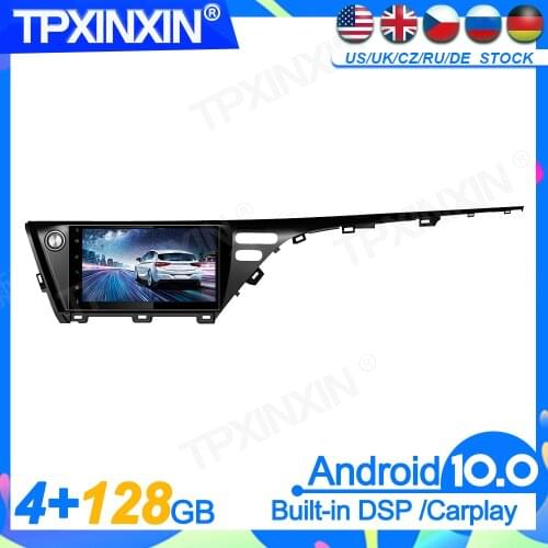 128GB Android10 For Toyota Camry Aurion 2018 -20 Head Unit Car Multimedia Player Auto Radio Tape Recorder GPS Navigation DSP IPS