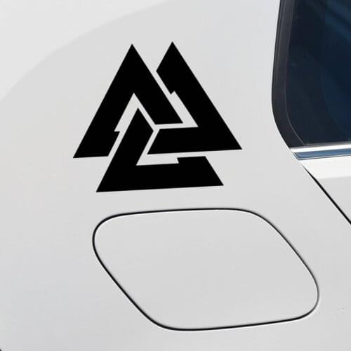 Car Stickers Triangle shape Creative Funny Decoration Decals For Trunk Windshield Auto Tuning Styling Vinyls D30