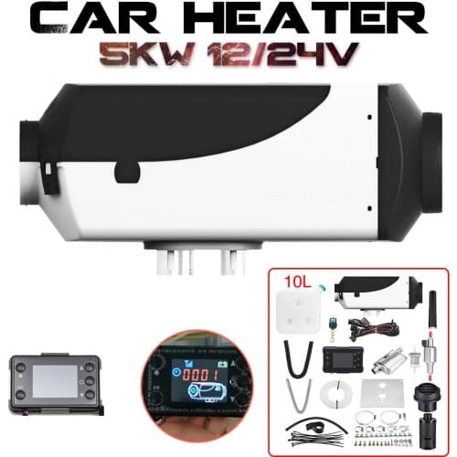 Pro Car Heater 5KW 12V/24V Auto Air Diesels Parking Heating Machine With Remote Control LCD Monitor For RV/Motorhome/Trucks/Boat