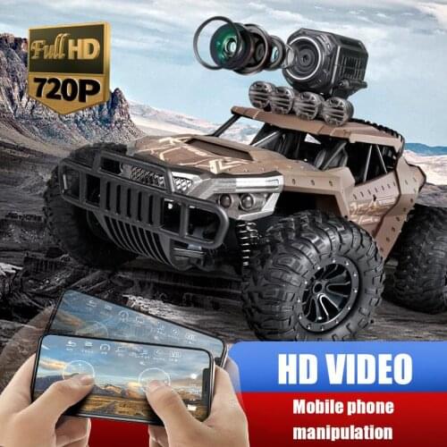 Dm-1803 High Speed Remote Control Vehicle Cross-country Ultra Clear Wi Fi Camera-720p Army Card Rc Climbing Car Toy Boys' Gifts