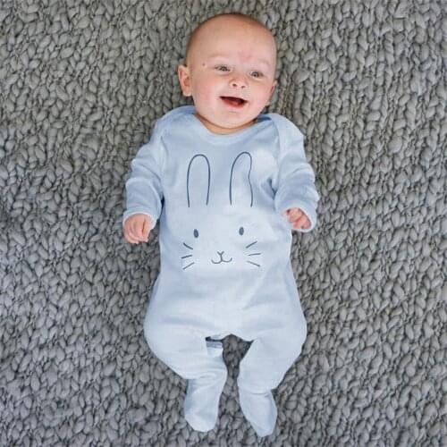 2020 New Spring Rabbit Long Sleeve Cartoon Cute Romper Baby Girl Clothes Baby Boy Clothes Babygirl Onesie New Born Baby Clothes