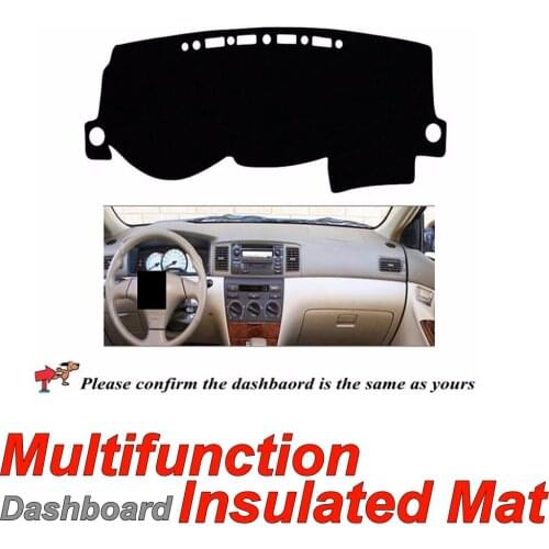 Dashboard Mat Original Factory Shape pad Protection Cover Carpet Dashmat Special Model For Toyota Corolla E120 E130 2000~2006