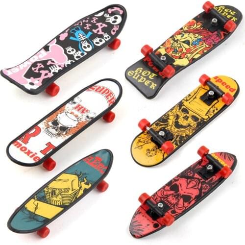 Mini Finger Skateboard Finger Creative Decompression Toy Fingertip Decompression Skateboard Novelty Children Christmas Gift Toys