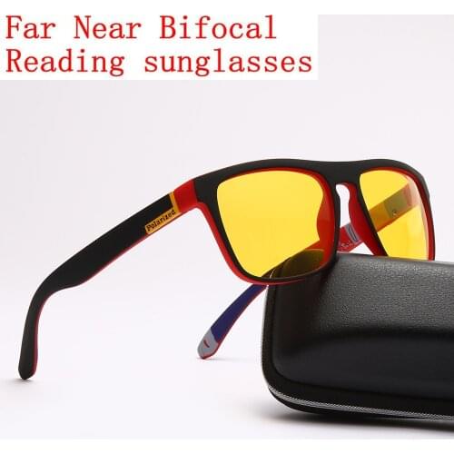 Men Bifocal Sunglasses UV 400 Protection Outdoor Reading 2021 New Fashion Sports Readers Design Multifocal Presbyopia NX