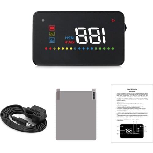 A200 Auto HUD Head-Up Display Car-styling Hud Display OBD Scanner Overspeed Warning Windshield Projector Alarm System