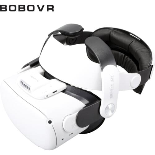 BOBOVR M2 For Oculus Quest 2 Halo Strap Handle Grip Covers Facial Interface Bracket Head Strap For Oculus Quest 2 Accessories