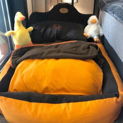Dogs Kennel four seasons general small dog Bomei Teddy fadou sofa dog bed can be removed and washed warm dog supplies in winter